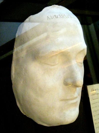 Посмертная маска Александра I. wikimedia.org