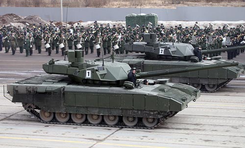 Современный танк Т-14 «Армата» оснащен 125-миллиметровым орудием. Wikipedia / Vitaly V. Kuzmin
