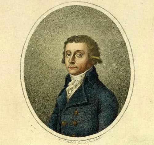 Антонио Сальери, литография, 1785 г.