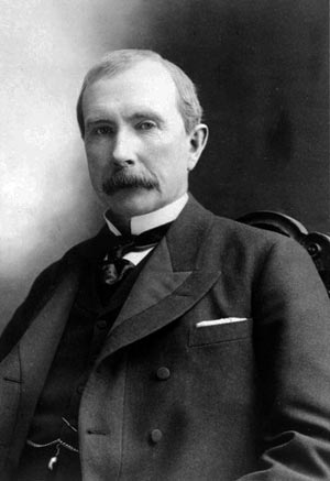 Основатель клана Рокфеллеров,   первый долларовый миллиардер в   истории человечества Джон   Дэвисон Рокфеллер. wikimedia