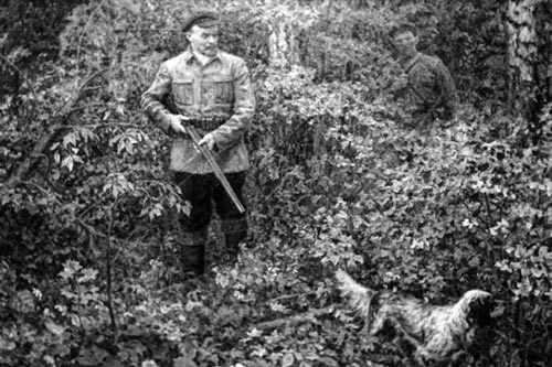 А. Моравов. Ленин на охоте