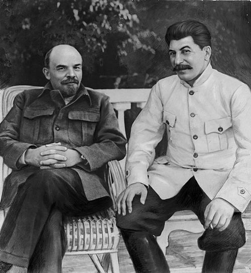 Ленин и Сталин. wikimedia
