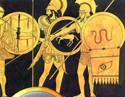 Деймос и Фобос в древнегреческом представлении