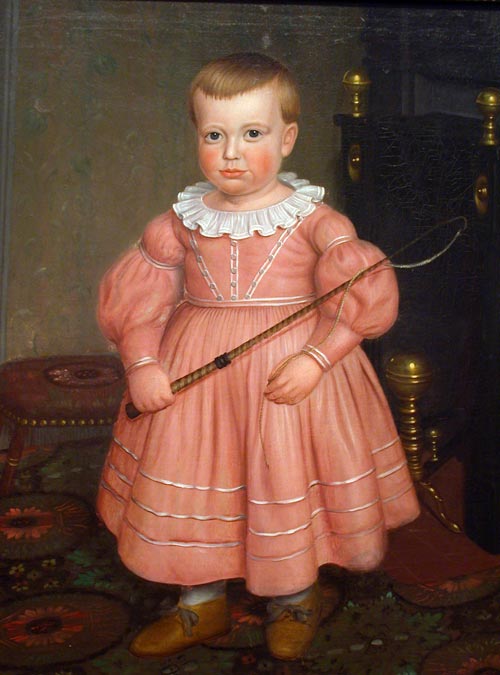Маленький мальчик с хлыстом. Неизвестный художник. 1840-е годы. Источник: wikipedia.org 