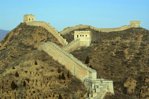 2 Великая Китайская стена, которая ни от кого не защищала. pixabay.com