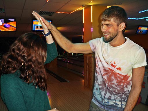 Студенты приняли участие в соревновании по боулингу