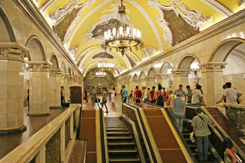 Станция «Комсомольская» кольцевой линии. wikimedia