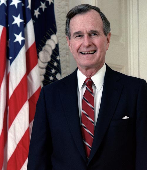 Буш-старший. wikimedia 