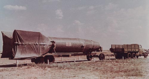 Автопоезд с баллистической ракетой. Официальный сайт Минобороны РФ. mil.ru