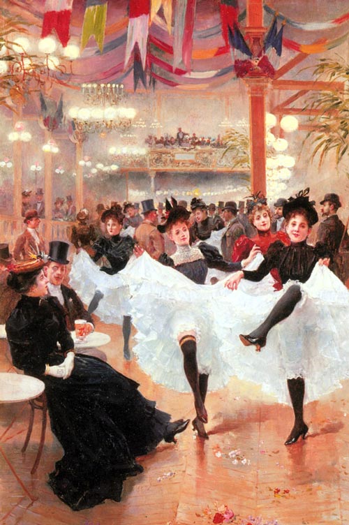 «Парижское кафе», Жан Беро, конец XIX века