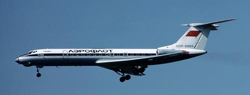 Самолет Ту-134. Eduard Marmet / wikimedia