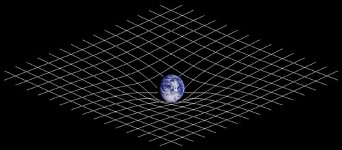 К теории гравитации: так массивное тело искривляет пространство вокруг себя. 3D-модель. Johnstone / wikimedia