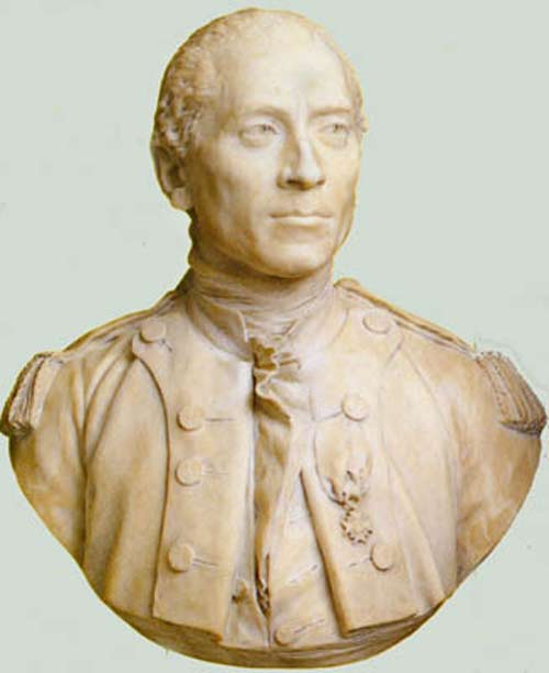 Прижизненный бюст работы Антуана Гудона