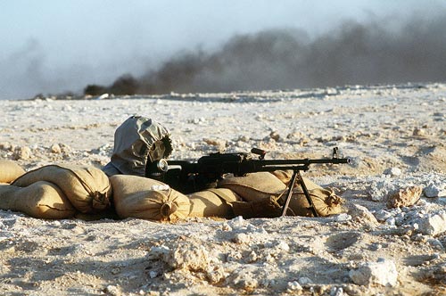 Грозный сирийский солдат окопался и ждет помощи от русских братьев. Фото: Sgt. H. H. Deffner / Wikimedia.org