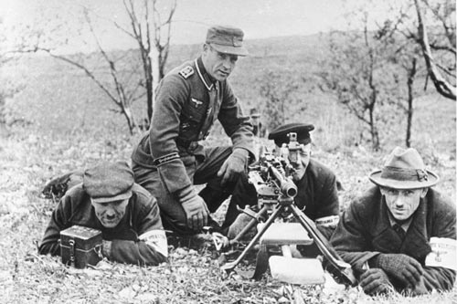 Подразделение немецкой мотопехоты, 1944 год. Wikimedia