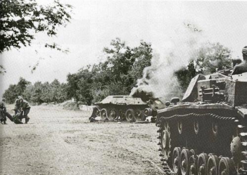 Немцы успели сфотографировать наш танк