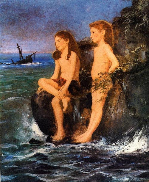 Энни и Франсес Хендерсоны, июль1879 г., фотограф Л. Кэрролл. wikipedia