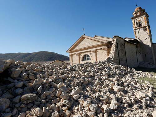 Последствия землетрясения в Италии в августе 2016 года. Reuters.com
