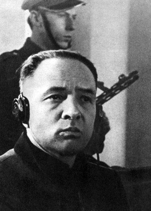 Рудольф Хесс, комендант лагеря Аушвиц с 1940 по 1943 год. Нюрнбергский процесс. Фото: wikipedia.org