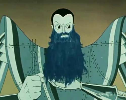 Кадр из мультфильма «Очень Синяя Борода», 1979 год