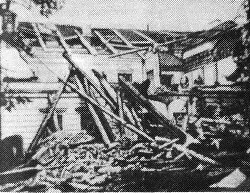 Результаты взрыва в Леонтьевском переулке. wikimedia