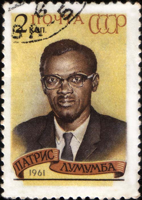 Советская марка с портретом Патриса Лумумбы, 1961 год. wikipedia
