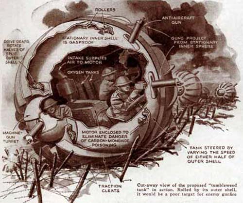 Шаротанк типа «перекати-поле» 