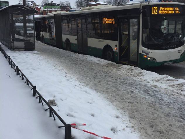 В Петербурге пенсионерка умерла, пытаясь войти в автобус