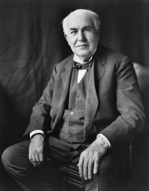 Томас Эдисон в 1922 году. Wikimedia