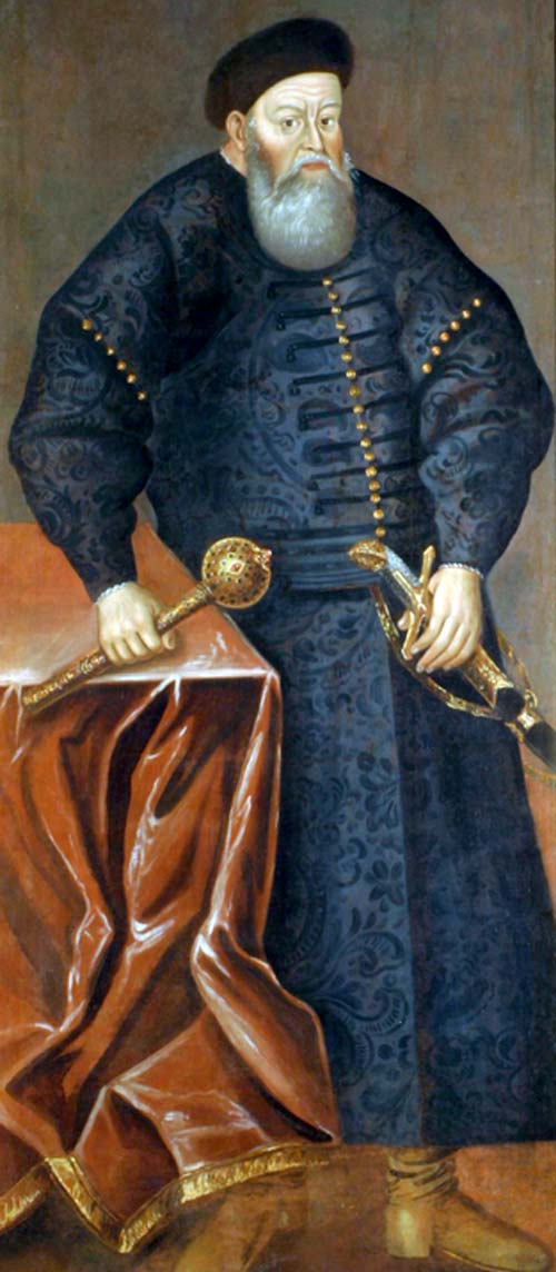 Предводитель похода на Опочку, великий гетман Литовский, князь Константин Острожский. wikimedia