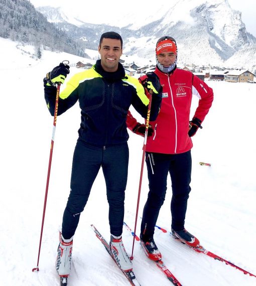 Внимание прессы настолько понравилось спортсмену, что он решил опять поехать на Олимпиаду — на этот раз на зимнюю. Год назад он впервые увидел снег и встал на лыжи, и на своем единственном пока чемпионате мира занял 153 место из 156.