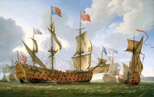Jean-Charles Donat van Beecq, Фрегат HMS Prince (предшественник «Черного принца»), начало XVIII века