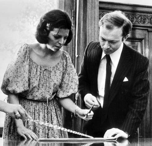 Бракосочетание Сергея Каузова и Кристины Онассис, 1978 год. Wikipedia 