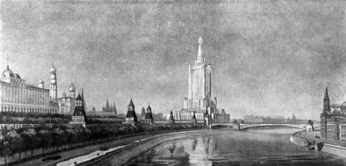 До гостиницы в Зарядье хотели построить восьмую сталинскую высотку. Источник: wikipedia