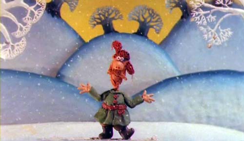 Кадр из мультфильма «Падал прошлогодний снег»