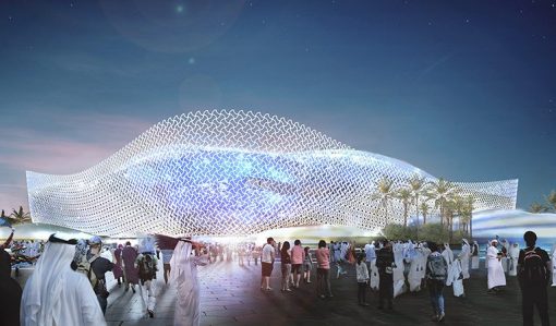 Стадион «Эль-Райяна» имеет «волнистый» дизайн и символизирует песчаные дюны Катара. Объект примет 40 тысяч зрителей, но после чемпионата мира почти половина трибун будет передана другим странам для развития футбола. Фото: sc.qa