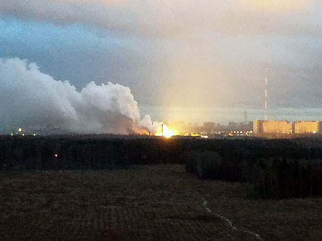 На Балашихинском литейно-механического заводе оперативно справились с пожаром