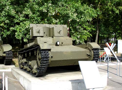 Легкий танк Т-26 с двумя башнями, СССР. Фото: Doomich, wikimedia.org