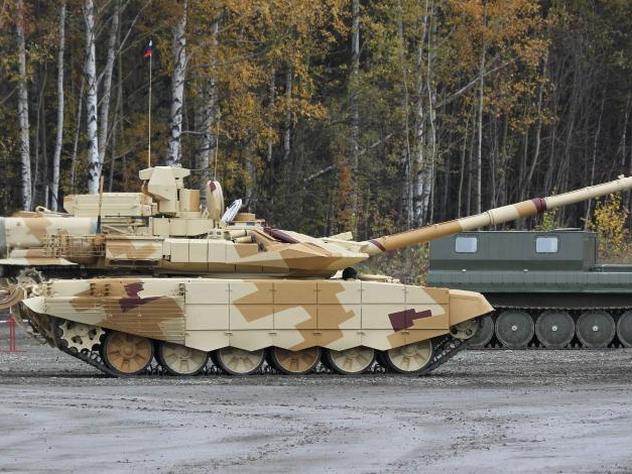 В Сирии заметили уникальный командирский танк Т-90