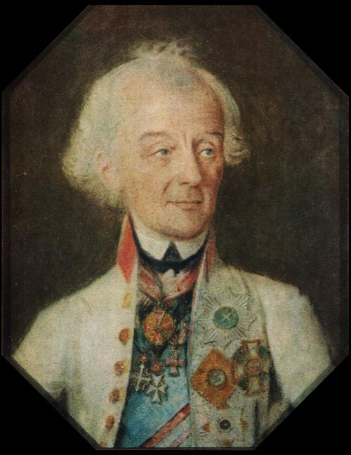 Потрет Александра Суворова кисти Иоганна Шмидта