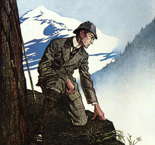 Иллюстрация из книги «Возвращение Шерлока Холмса», 1903 год