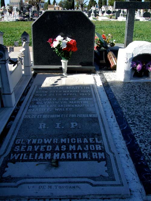 Могила того самого несуществующего Уильяма Мартина на кладбище городка Уэльва, Испания. Фото: wikimedia.org