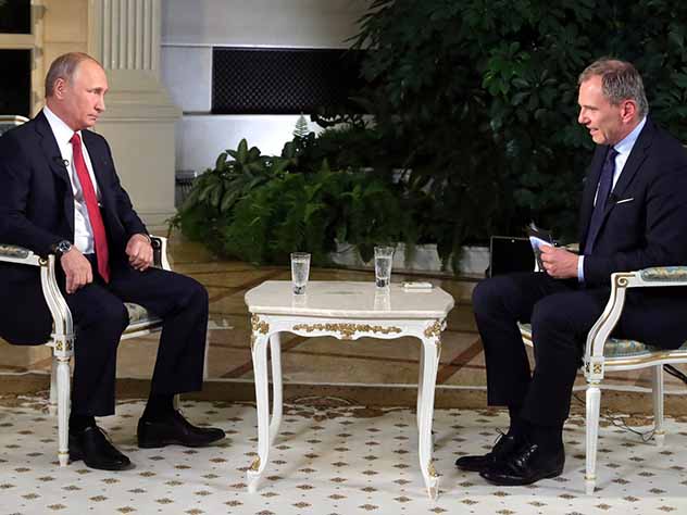 Владимир Путин дал интервью австрийскому телеканалу ORF