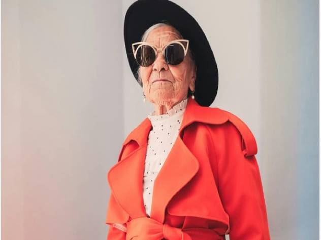91-летняя модель из Красноярска снялась для глянцевого журнала