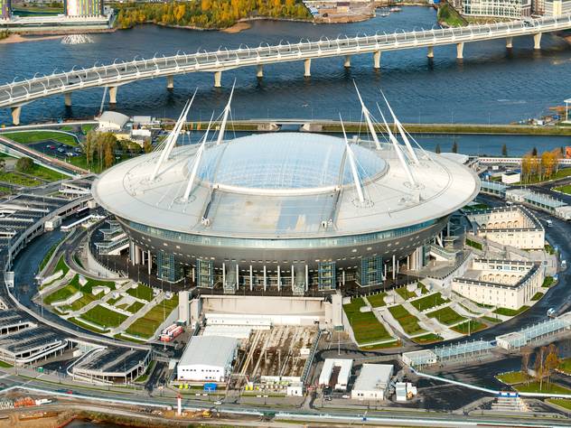 Стадион ЧМ-2018 в Санкт-Петербурге.