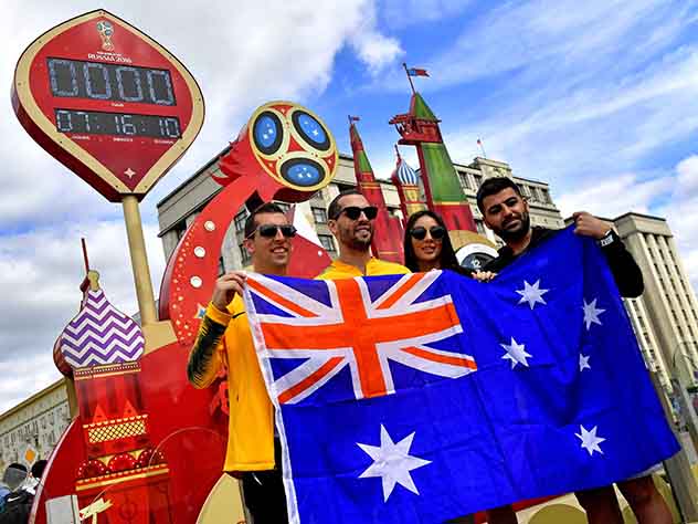 Болельщики сборной Австралии сыграют с самарскими чиновниками в футбол