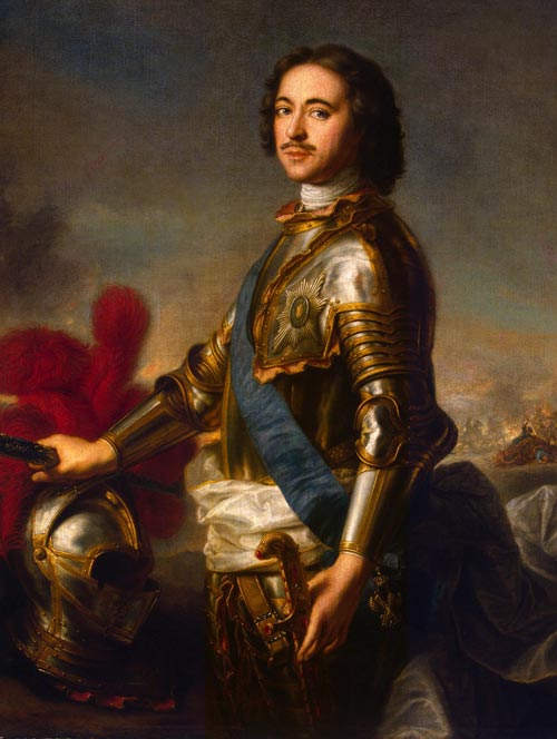 Портрет Петра Первого, Жан Марк Матье, 1717 г. Источник: wikimedia.org
