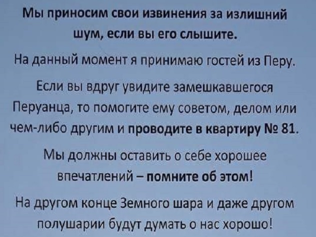 В Екатеринбурге соседей попросили проявить понимание к болельщикам