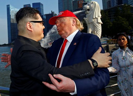 Встреча двойников американского и северокорейского лидеров была очень теплой