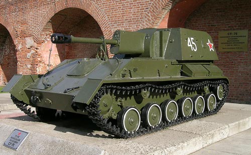 Первая советская самоходка СУ-76. Источник: wikipedia.org